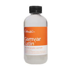 Oil: Gamvar Picture Varnish Satin 8.5oz