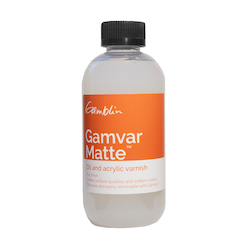 Oil: Gamvar Picture Varnish Matte 8.5oz